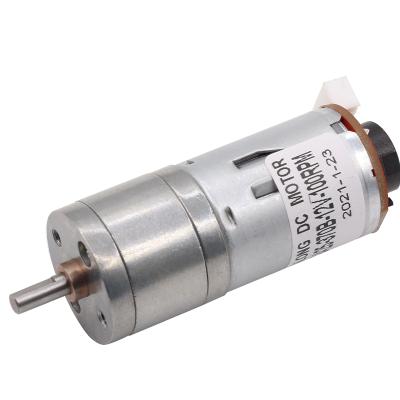 China DC 24V 3Nm High Torque Fan Radiator Micro Car 12V Motor Totally Enclosed Speed ​​Reducer 10 RPM With Encoder for sale