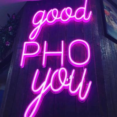 China Popular Garden Neon Led Light Custom Neon Letter Advertising Signs for sale