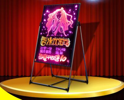 China Foldale suitable for bars Guangzhou signgroup advertising board outdoor led luminous magic marking board for sale