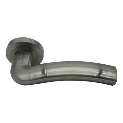 China Modern Zinc Alloy Modern Bedroom Door Knob Door Handle Lock Set for sale