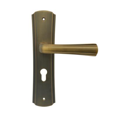 China Chinese Metal Zinc Alloy Door Handle-Door Handles Modern Wooden Design Dish Handle Door Handles for sale