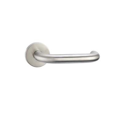 China Modern Satin Polished New Casting Handle Door Lock Stainless Steel Lever Handle SS Handle for sale