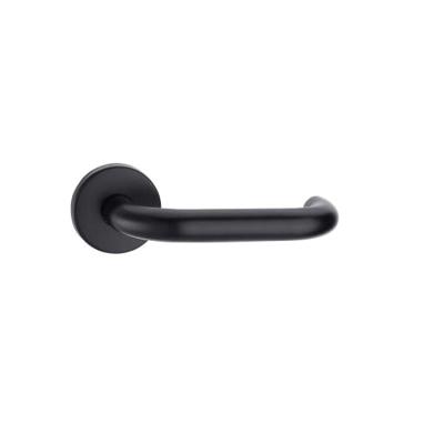 China Modern Corrugated Type SS 304 201 Door Handle Stainless Steel Metal Door Handles SS Black Handle for sale