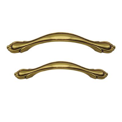 China Luxury Mid Century Vintage Furniture Handles And Knobs Bedroom Wardrobe Sideboard Furniture Brass Hardware for sale