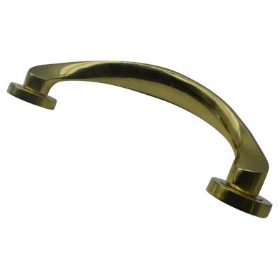 China Modern Interior Wooden Door Handle Large Zamak Pull Handles With Gold Plated New Design Handle for sale