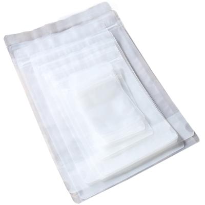 China Single position matte bag food self-adhesive food packaging bag support printing moisture-proof transparent customization for sale