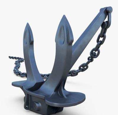 China Japan JIS Stockless Casting Anchor In Marine Ships And Boats 180KG-15400KG for sale