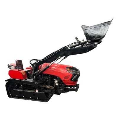 China Farm Work Machinery 50HP Dry Land China Compact Garden Crawler Price Cultivating Agriculture Mini Tractors for sale