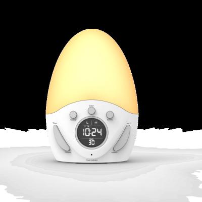 China Class New Design Wake Up Light Alarm Clock With Sunrise Simulation for sale