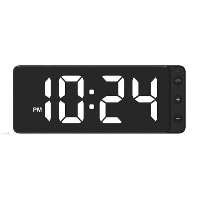 China Nordic Fullwill LUMINOVA Wall Clock with Ambient Light Sensor Led Red Digital Clock Wall Clock for sale