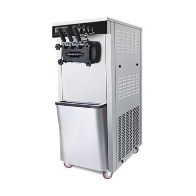 China MK-618DB Bakery Floor Standing With Compressor Air Function Adjustable Soft Ice Cream Machine for sale