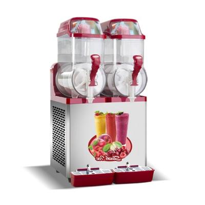 China MK-SM212 Hotels Red Color 12L*2 Frozen Drink Slush Machine 2 Tank For Sale for sale