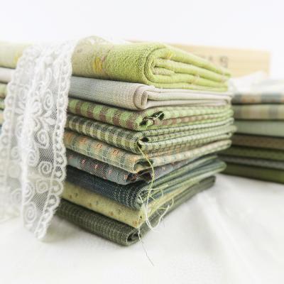 China Wholesale Handmade Anti-static DIY 100% Cotton Yarn Dyed Fabric Printed Cloth Patchwork Sewing Cloth For Bedding for sale