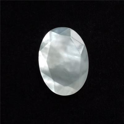 China Natural Diamond Pearl Face Cut Color Game Or Fire Shell Loose Gemstone For Jewelry for sale