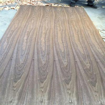 China furniture natural black walnut/fancy red walnut plywood for hotel or home decoration for sale