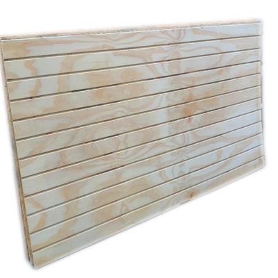 China Modern pine faced fluted plywood beadboard for wall panel for sale