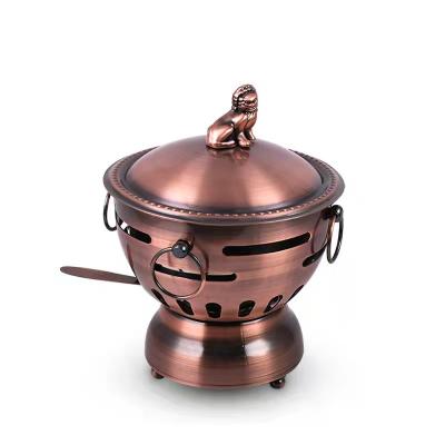 China Eco-friendly stainless steel alcohol stove wine pot heating gold pot can be used for hotel hotpot for sale