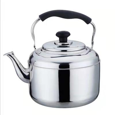 China Durable Turkish Classic Stainless Steel Teapot Kettle Stove Whistling Family And Metal Camping Teapot for sale