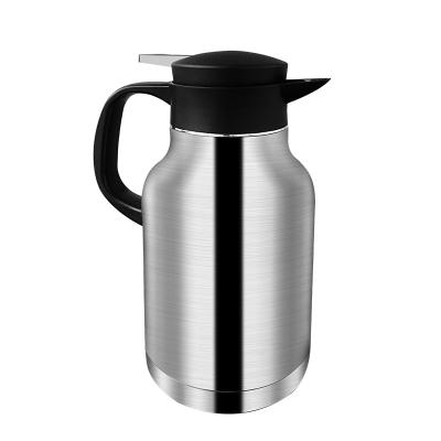 China WITH LID Wholesale 304 Stainless Steel Coffee Pot 1800ml 2200ml Double Wall Insulated Thermos for sale