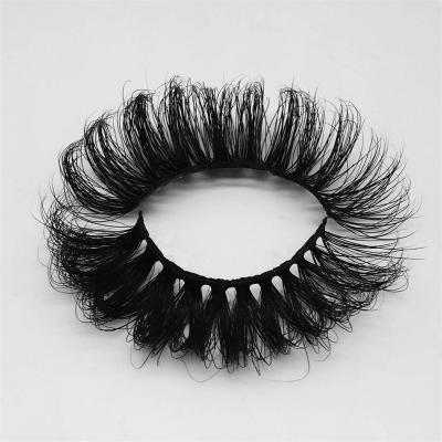 China real Mink Hair Eyelashes China Suppliers 5D makeup private label eyelashes box packing custom 25mm lashes 3d 25mm Mink Eyelashes fluffy for sale