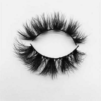 China Lancybeauty 3d Natural Russian Long Strip Eyelashes 15mm 16mm 18mm 20mm Mink Lashes Mink Lashes Wholesale With Boxes for sale