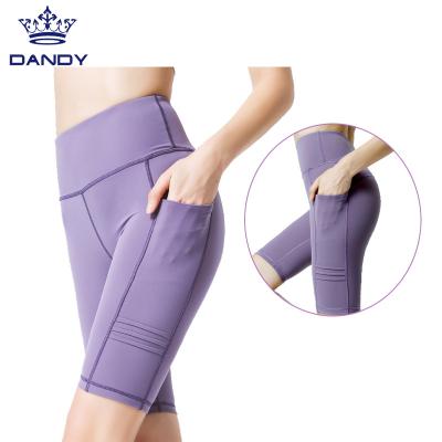 China QUICK DRY Women Workout Shorts Custom Logo Soft Seamless Scrunch Butt Fitness Yoga Shorts Homewear for sale