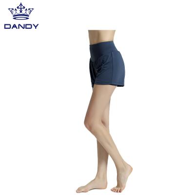 China 2022 Wholesales QUICK DRY High Waist Spandex Yoga Shorts Sports Running Shorts Women Lift Up Tights Wear for sale