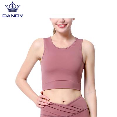 China Wholesale Custom Sportswear Female Tank Tops Wear Yoga Vest Breathable High Elastic Workout Fitness Vest for sale