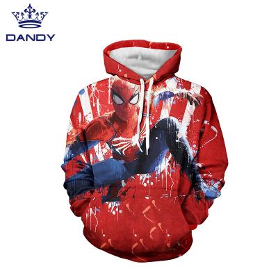 China High Quality Anti-wrinkle Christmas Custom Shear Wholesale 3D Printed Oversized Hoodie Full Dye Sublimation Sweatshirts Men Gym Hoodies for sale