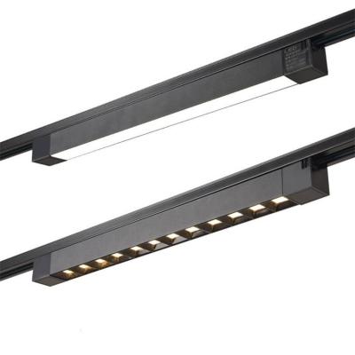 China Modern Hot Selling Magnetic Track Lights Store Studio Indoor 30w Linear Track Led Lighting Head for sale