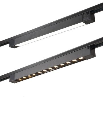 China 2021 modern new design led linear track light white black tube linear led track light for shops for sale