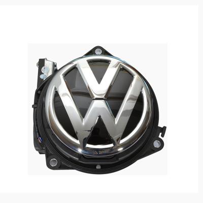 China Car Flip Logo Cover Flip Cover Trunk Handle Rear View Camera Vehicle Reverse Backup Camera For VW Golf 6 Passat B7 Magotan VW CC for sale