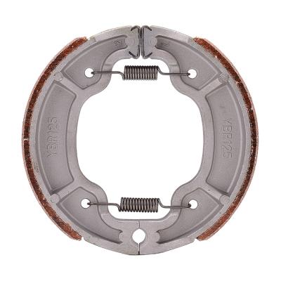 China Pure Aluminum Alloy Manufacture Motorcycle Accessories YBR125 Brake Shoes Set for sale