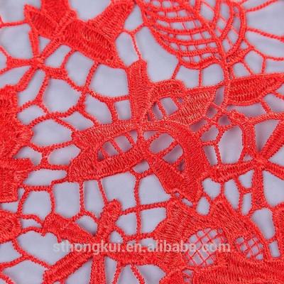 China Sustainable Polyester Organza Voile Lace Fabric Nigerian African Lace Fabric for sale