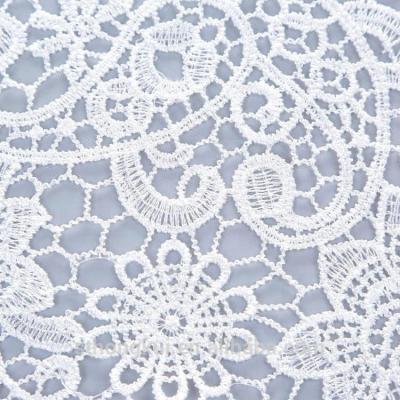 China China Viable Supplier Embroidery Design Water Soluble Guipure Lace Fabric For Bridal Dress Fabric for sale