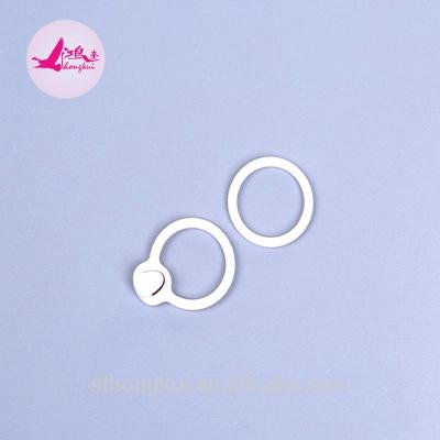 China Wholesale Front Closure Accessories Underwear Underwear Bra Buckle Adjuster / Plastic Bra Rings And Sliders for sale