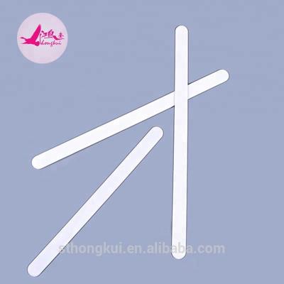 China Durable Garment Accessories Cheap Price Boning Milky White Flat Steel Hook For Corset for sale