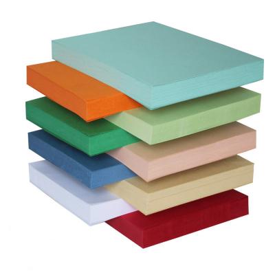 China Recycled Materials Embossed Leather 100 Sheets Color A4 Printable Textured Cardboard Book Binding Paper for sale