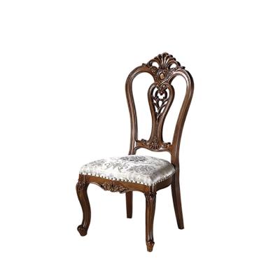 China Comfortable Unique Contemporary European Minimal Style Antique Vintage Chairs Wooden Dining Chair for sale