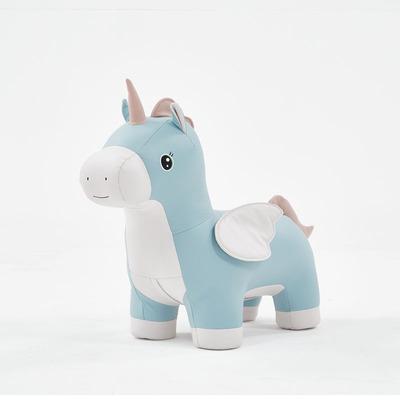 China High Quality Cute Modern Kid Furniture Good Selling Good Price Unicorns Big Eyed Fabric Stools for sale