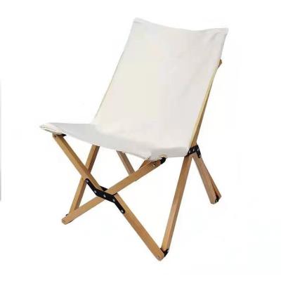 China Wholesale Latest Design High Quality Easy-carry Wooden Outdoor Beach Chair Foldable for sale