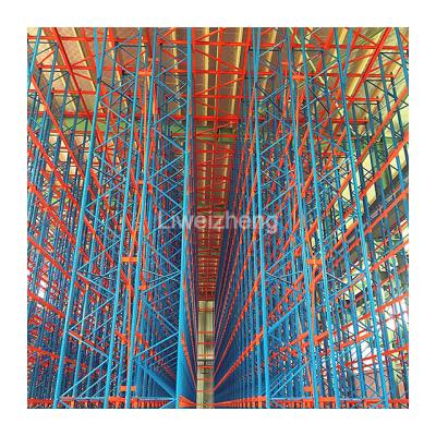 China Corrosion protection maximizing space material handing storage double deep pallet rack system automated storage and retrieval system AS/RS or AS/RS for sale