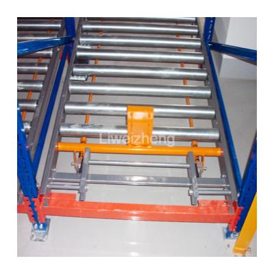 China Corrosion Protection Industrial Warehouses High Density Storage Live Pallet Racking Solutions for sale