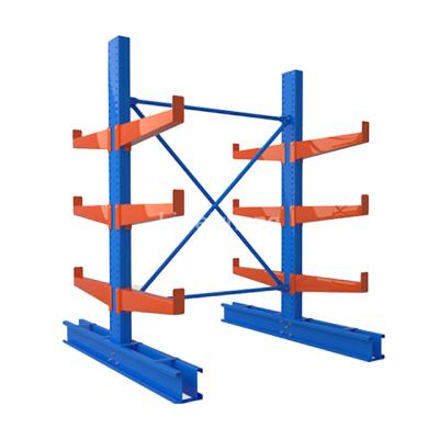 China Corrosion Protection Exterior Double Sided Heavy Duty Cantilever Car Storage Rack Racking For Sale for sale