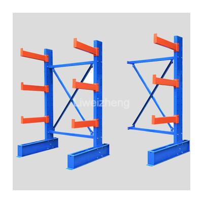 China High Density Corrosion Protection Multilevel Material Handling Racks Warehouse Cantilever Racking System For Sale for sale