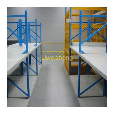 China Medium Duty Racking System Industrial Warehouse Multilevel Corrosion Protection Storage Metal Rack Rack Longspan Boltless Shelving System for sale