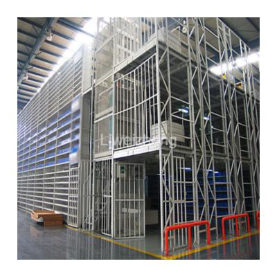 China Corrosion Protection Warehouse Steel Pallet Rack Supported Mezzanine Floor For Sale for sale