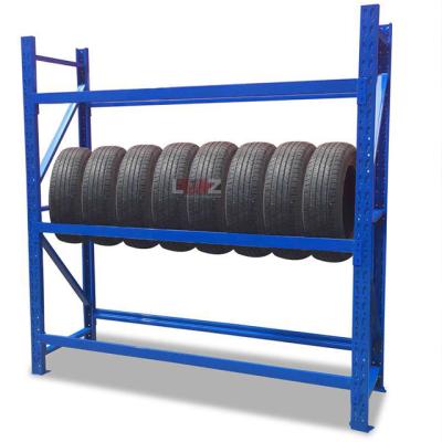 China Heavy Duty Corrosion Protection Space Saving Storage Tire Racks For Garages Trailers And More Shops for sale