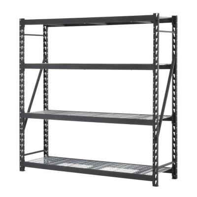 China Corrosion Protection Customized Industrial Medium Duty Garage Storage Rack Boltless Metal Workshop Shelving Shelving Units Longspan Shelving Units for sale