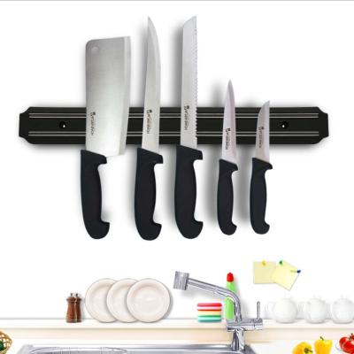 China Handy Stored Metal+Plastic Rubber Magnet Knife Magnet Magnetic Holder For Kitchen Storage for sale